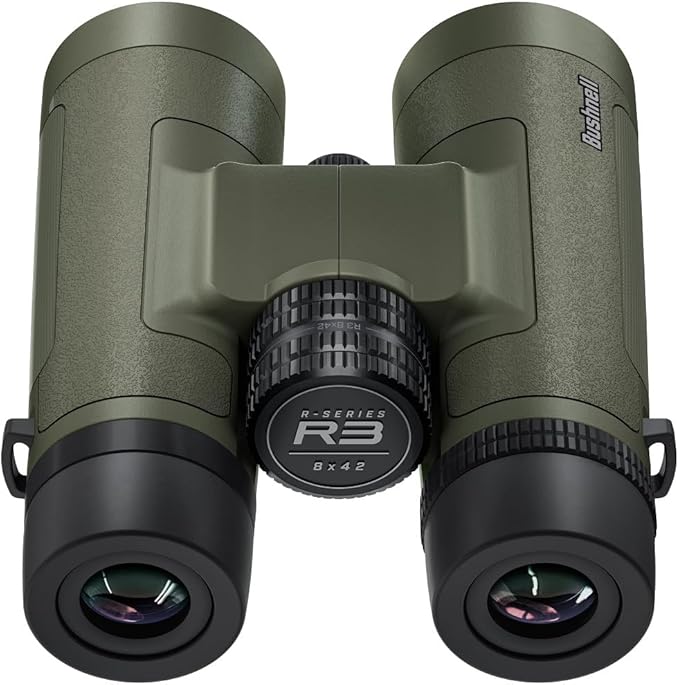 Bushnell R-Series R3 8 X 42mm Binoculars w/ Harness Neck Strap Covers & Lens Cloth R3-842