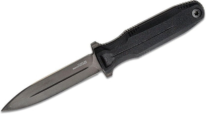 SOG Pentagon FX Blackout Fixed Blade CPM-S35VN Black G-10 4.77" Double Edge Dagger (17-61-01-57)