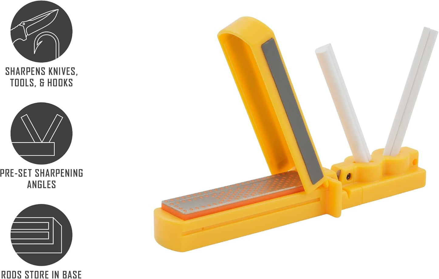 Smith's 3-In-1 Sharpening System Item #CCD4 Diamond Stone & More