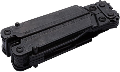 SOG PowerAccess Assist MT Mutli-Tool 21 Tool + 12 Piece Hex Bit Kit & Case Black Stainless Steel (PA3002-CP)