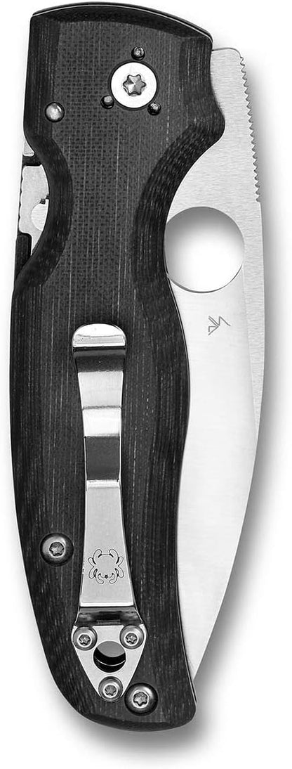 Spyderco Shaman CPM-S30V Blade Black G10 Handle Folding Knife C229GP Lifetime Warranty