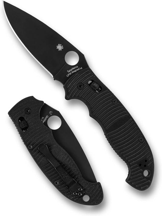 Spyderco Manix 2 XL SALT CPM-MagnaCut Black G-10 Folding Knife C95GMCBKP2 USA Made Lifetime Warranty