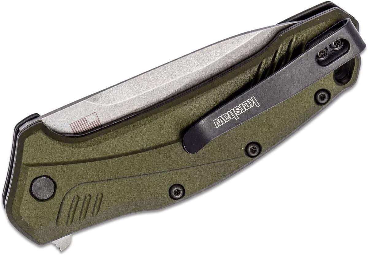 Kershaw 17760LSW- Link CPM-Magnacut Aluminum Handle 3.25" Assisted Open Knife Made in USA Lifetime Warranty