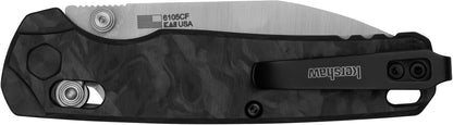 Kershaw 6105CF- Bel Air CPM-Magnacut Carbon FIber Handle 3.1" Knife Made in USA Lifetime Warranty