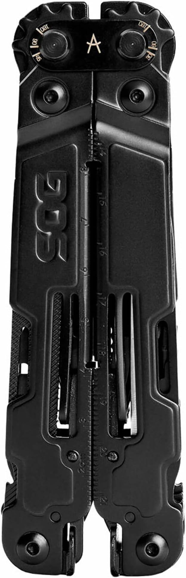 SOG Power Access Deluxe Black Oxide Stainless Steel Mutli-Tool 21 Tools Sheath & 12pc Hex Bit Kit Lifetime Warranty (PA2002-CP)