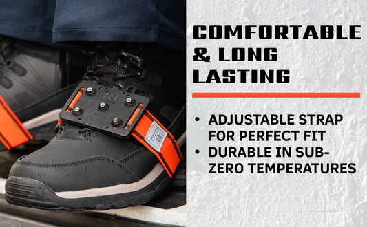 Geroline K1 Mid-Sole Ice Cleats Slim Orange K1MID-SLM