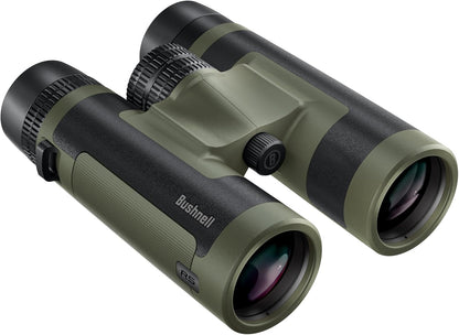 Bushnell R-Series R5 10 X 42mm Binoculars w/ Harness Neck Strap Covers & Lens Cloth Ranger Green R5-1042
