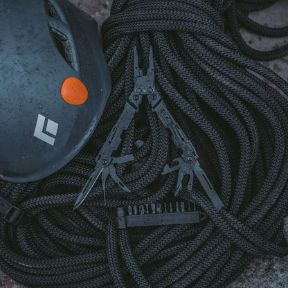 SOG Power Access Deluxe Black Oxide Stainless Steel Mutli-Tool 21 Tools Sheath & 12pc Hex Bit Kit Lifetime Warranty (PA2002-CP)