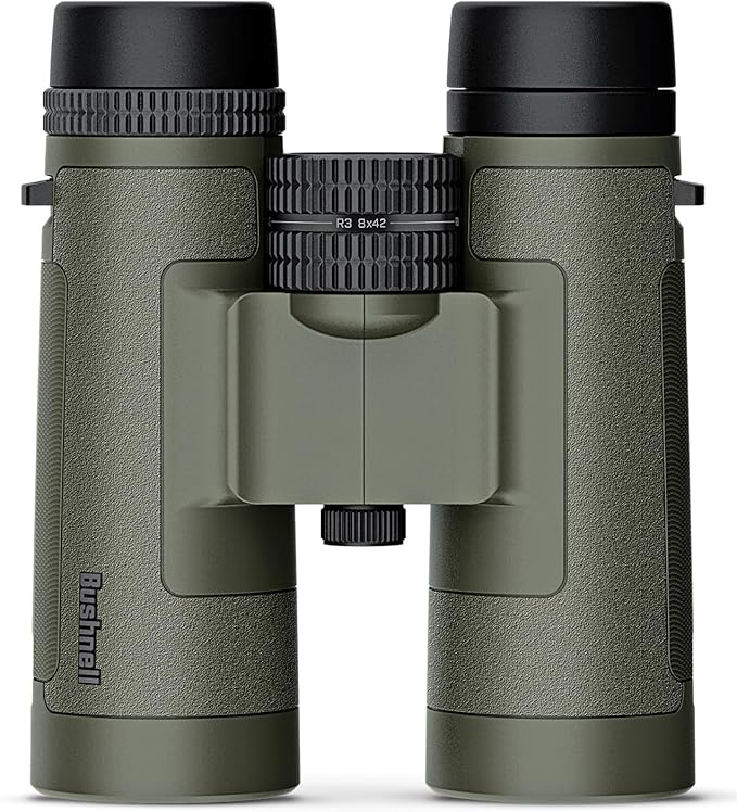 Bushnell R-Series R3 8 X 42mm Binoculars w/ Harness Neck Strap Covers & Lens Cloth R3-842
