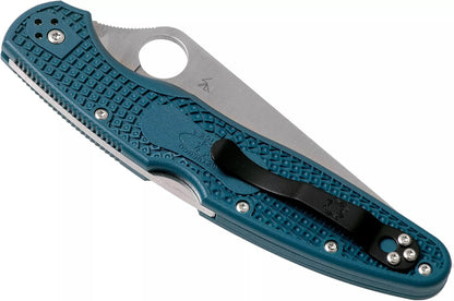 Spyderco Police 4 Lightweight K390 Blade Blue FRN Handle Knife C07FP4K390 Japan Made Lifetime Warranty