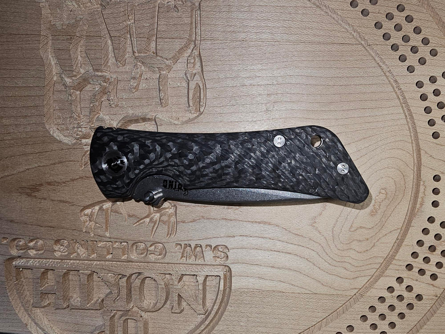 Southern Grind Spider Monkey Tanto Satin S35VN Blade Carbon Fiber Handle SG06050008 Zac Brown Made in USA