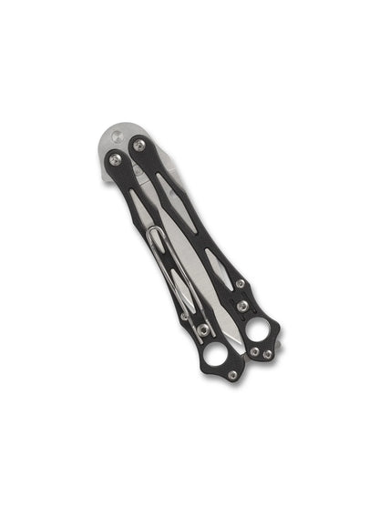 Spyderco SMALLFLY 2 CPM-S30V Black G-10 Plainedge Balisong USA
