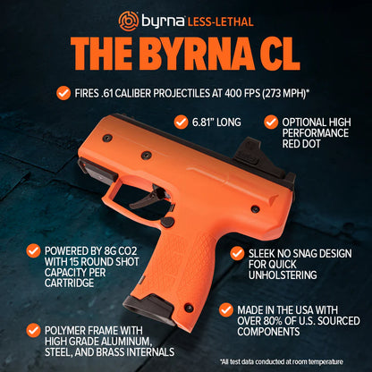 Byrna CL Launcher Compact Launcher Less-Lethal Black