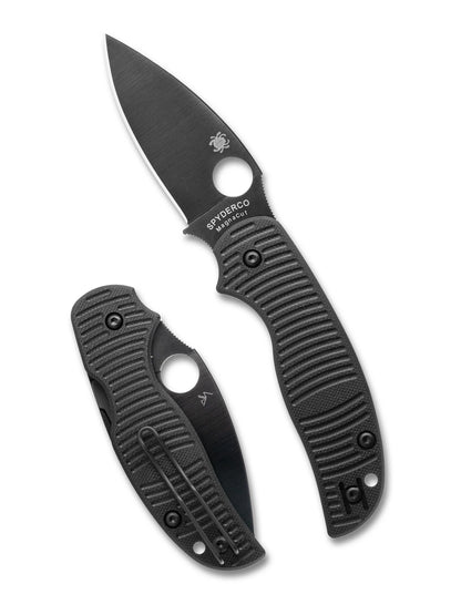 Spyderco Sage 5 SALT Black TICN CPM MagnaCut Black G10 Folding Knife C123GPBKMCBK Taiwan Made Lifetime Warranty