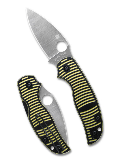 Spyderco Manix 2 SALT CPM-MagnaCut Yellow/Black G10 Knife C101GBKYLMCP2 USA Made Lifetime Warranty