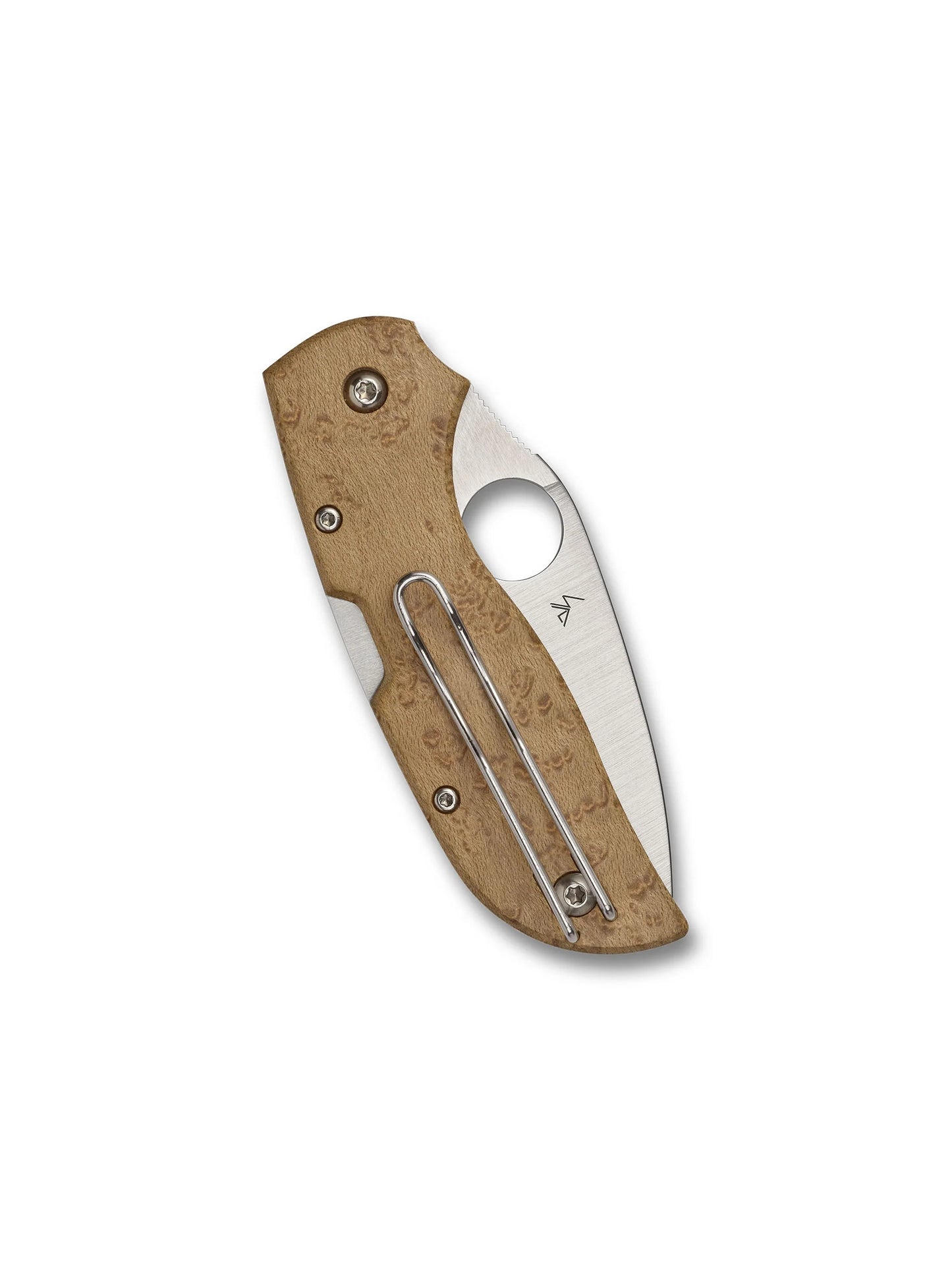 Spyderco Chapparal CTS-XHP Birdseye Maple Knife C152WDP Taiwan Made Lifetime Warranty