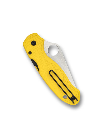 Spyderco Paramilitary 3 Lightweight PM3 CPM MagnaCut Yellow FRN Folding Knife C223PYL USA Made Lifetime Warranty