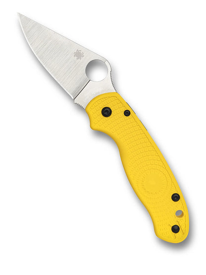 Spyderco Paramilitary 3 Lightweight PM3 CPM MagnaCut Yellow FRN Folding Knife C223PYL USA Made Lifetime Warranty