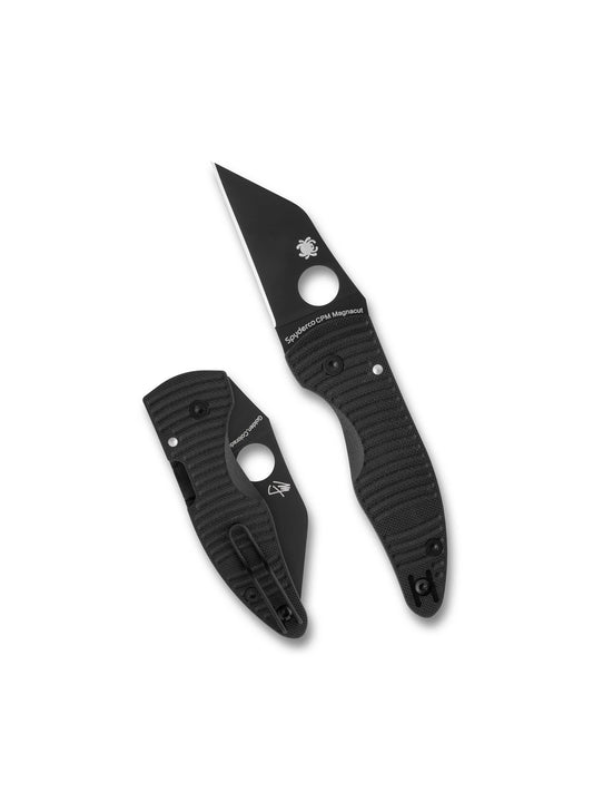Spyderco MicroJimbo CPM-MagnaCut Black G-10 Knife C264GMCBKP USA Made Lifetime Warranty