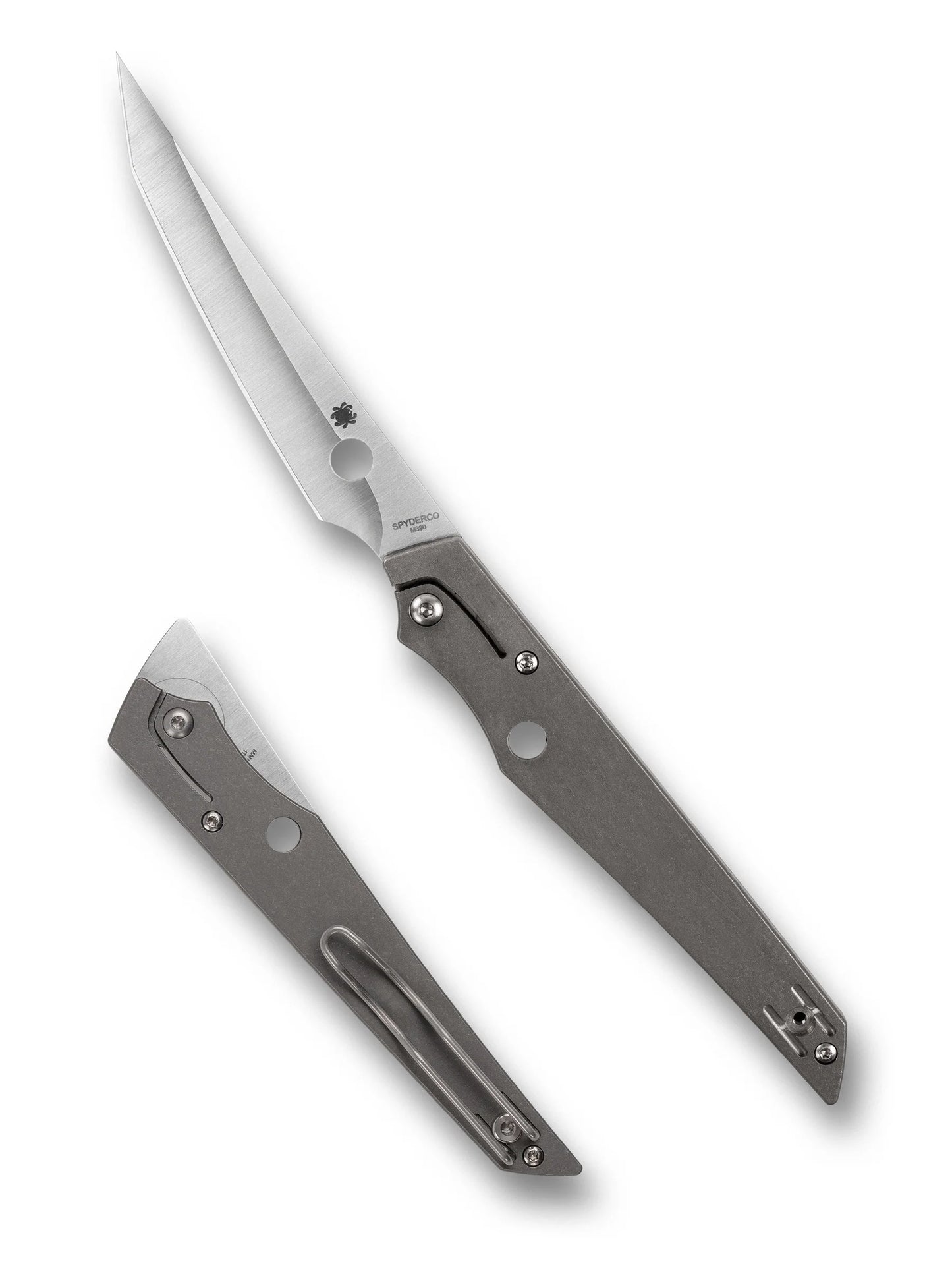 Spyderco COBOL Rare M390 Titanium Knife C273TIP Italy Made Lifetime Warranty