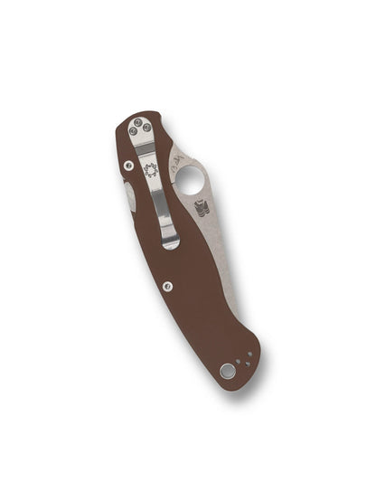 Spyderco Military 2 CPM 15V BBB Brown G10 Folding Knife C36GPBN15V2 USA Made Lifetime Warranty