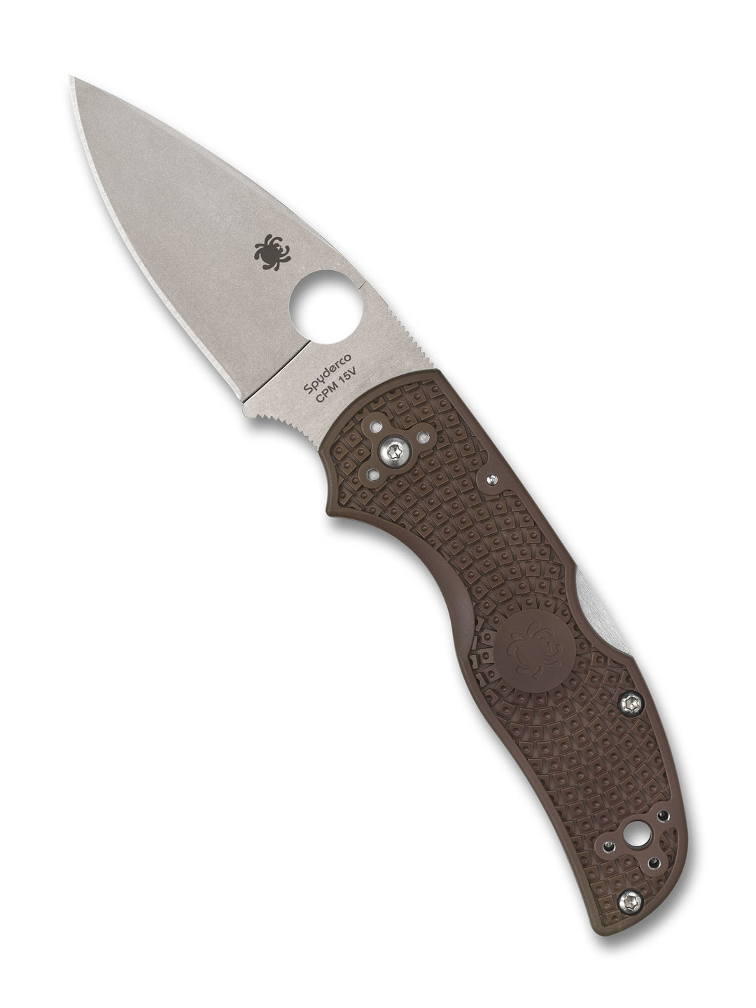 Spyderco Native 5 Lightweight BBB Sprint Run CPM 15V Blade Brown FRN Folding Knife C41PBN15V5 USA Made Lifetime Warranty