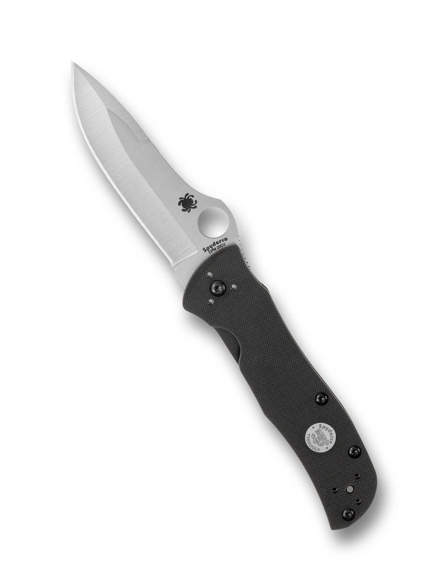 Spyderco STARMATE SPRINT Run CPM-20CV Black G-10 Knife C55G20CVP USA Made Lifetime Warranty