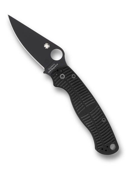 Spyderco Para Military 2 Salt CPM-MagnaCut Black G10 Folding Knife C81GMCBKP2 USA Made Lifetime Warranty