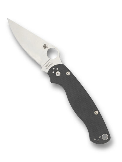 Spyderco PM2 Para Military 2 Maxamet Dark Gray G10 Folding Knife C81GPDGY2 USA Made Lifetime Warranty