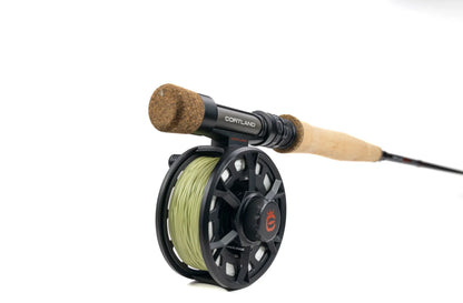 Cortland Guide Series Euro Nymph 10' 6" 3WT 4-Piece Fly Rod, Reel, Case & Fly Line Combo