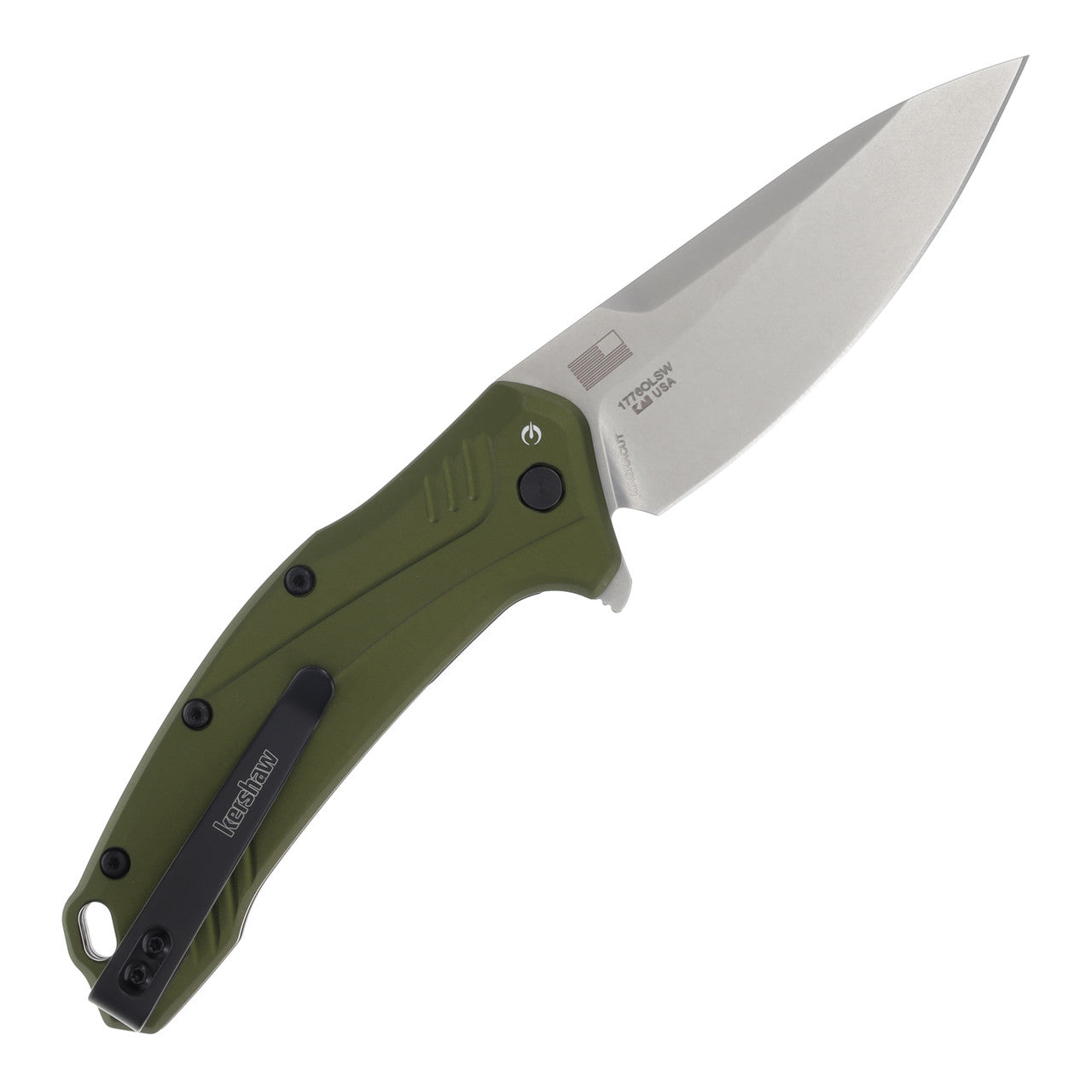 Kershaw 17760LSW- Link CPM-Magnacut Aluminum Handle 3.25" Assisted Open Knife Made in USA Lifetime Warranty