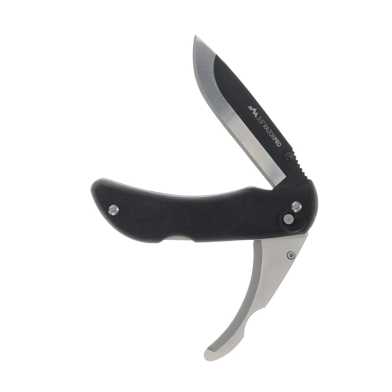 Outdoor Edge Knives RazorPro Black Double Blade Replaceable Blade Hunting Knife RO-10C