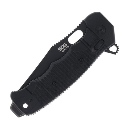 SOG Seal XR 3.9" Folding Knife S35VN Made in USA Clip Point 12-21-02-57