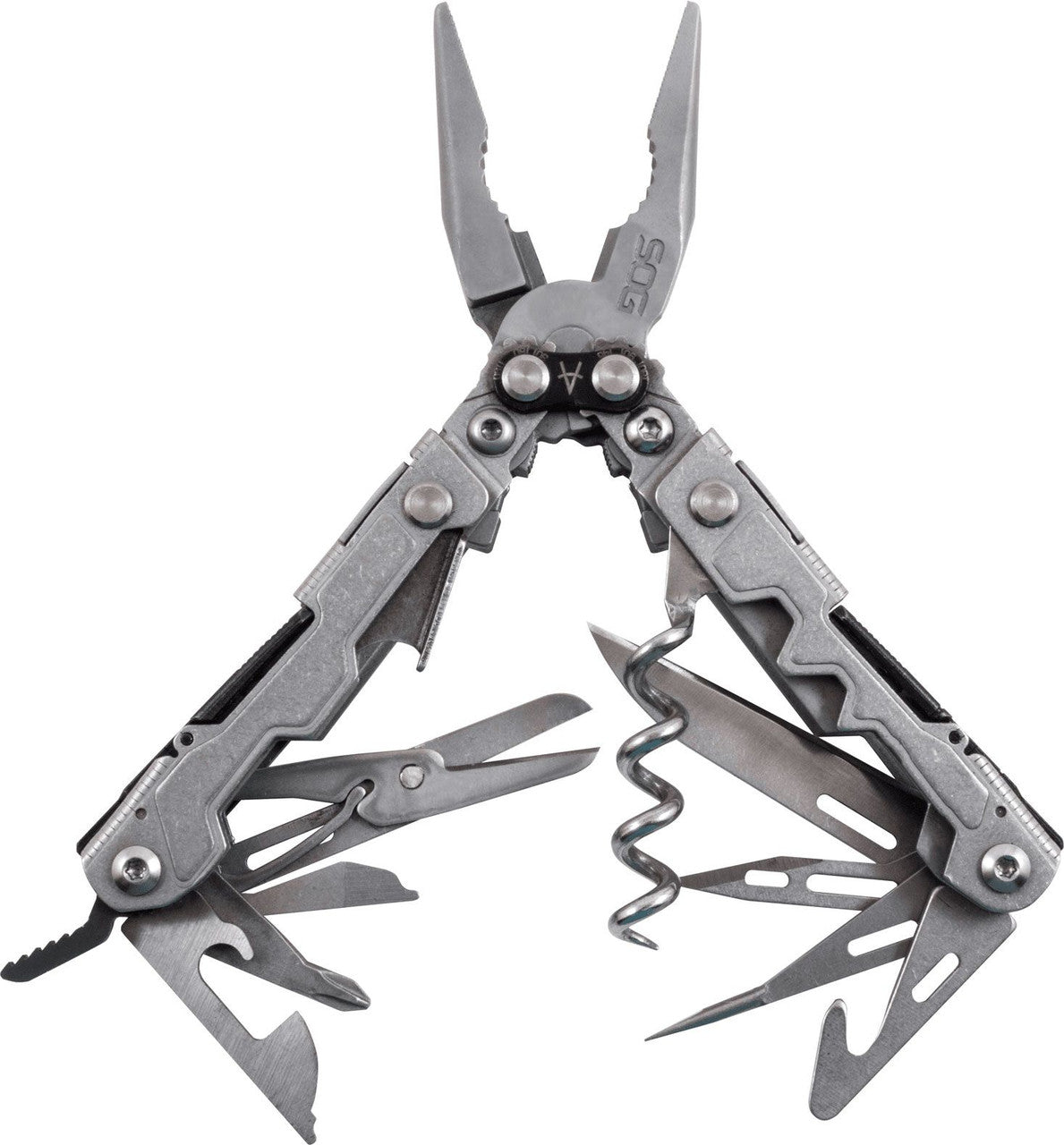 SOG PowerLitre (PL1001-CP) 18 Function Compact Multi-Tool Compound Leverage Mini-Tool