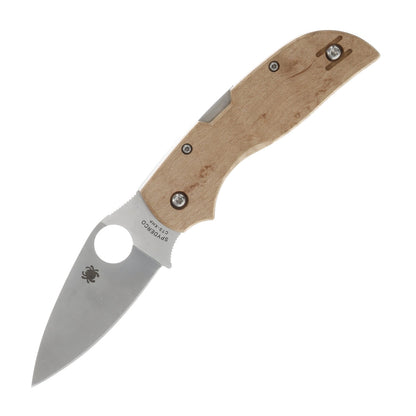Spyderco Chapparal CTS-XHP Birdseye Maple Knife C152WDP Taiwan Made Lifetime Warranty