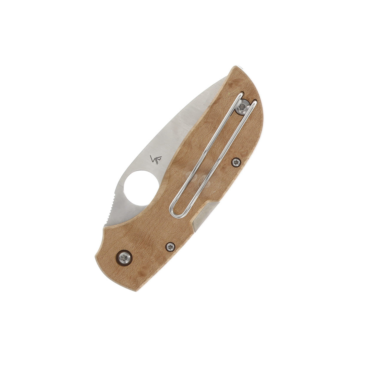 Spyderco Chapparal CTS-XHP Birdseye Maple Knife C152WDP Taiwan Made Lifetime Warranty