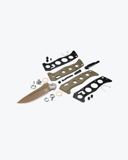 Benchmade 2750FE-2 Auto Adamas CPM-Cru-Wear OD Green G10 Handle Folding Knife