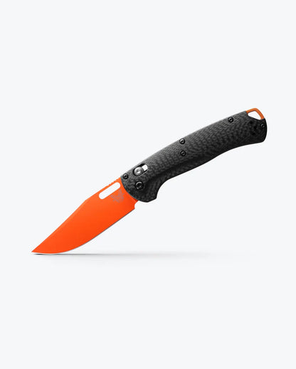 Benchmade 15535OR-01 Taggedout Orange CPM-Magnacut Blade Carbon Fiber Handle Hunting Folder