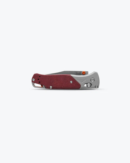 Benchmade 535-09 Bugout CPM-S90V Blade Grey/Redstone Aluminum & Richlite Handle Folding Knife
