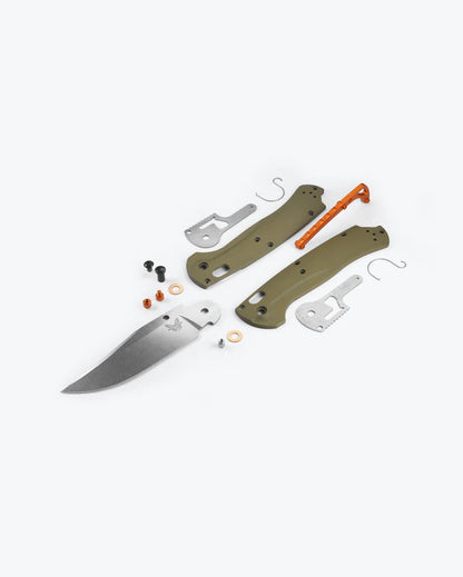 Benchmade 15536 Taggedout CPM-S45VN Blade OD Green G10 Handle Hunting Folder