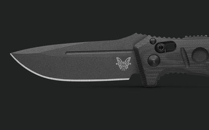 Benchmade 2730GY-1 Mini Auto Adamas CPM-Cru-Wear Black G-10 Handle Folding Auto Knife