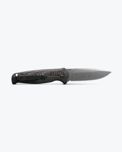 Benchmade 4300-1 CLA CPM-154CM Blade Marbled Green & Black G-10 Handle Auto Knife