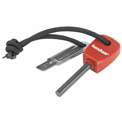Kershaw 1019X Fire Starter Magnesium Firesteel Shaft Chrome-Plated Striker