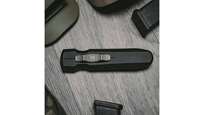 SOG Pentagon OTF Black Aluminum Handle Cryo S35VN Blade Steel Made in USA Automatic Out The Front Knife SOG-15-61-01-57