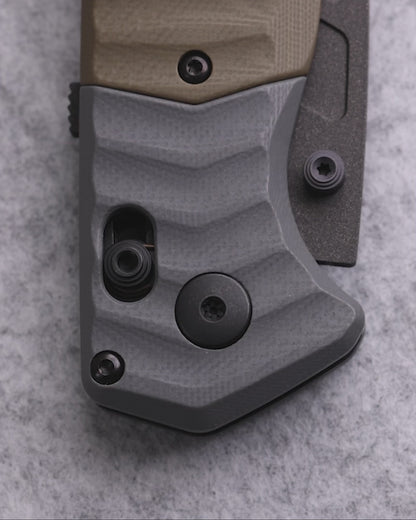 Sale $270 Benchmade 593BK PSK CPM-Magnacut Gray & OD Green G10 Handle Folding Knife