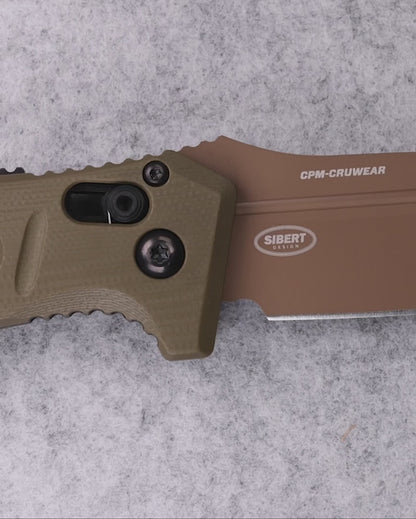 Benchmade 2730FE-2 Mini Auto Adamas CPM-Cru-Wear OD Green G-10 Handle Folding Auto Knife