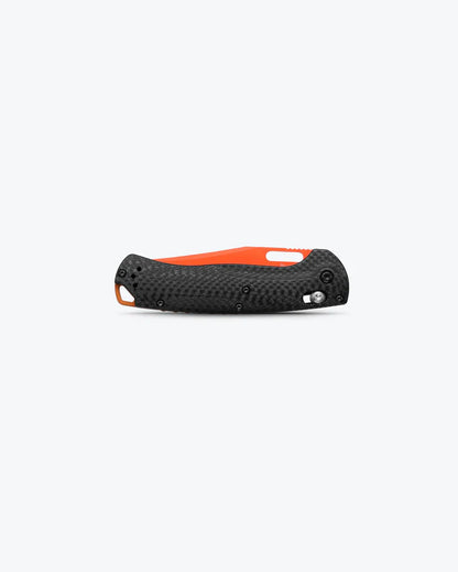 Benchmade 15535OR-01 Taggedout Orange CPM-Magnacut Blade Carbon Fiber Handle Hunting Folder