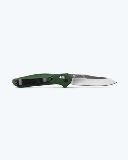 Benchmade 940 Osborne CPM-S30V Blade Green Aluminum Handle Folding Knife