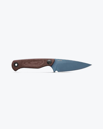 Benchmade 203BT-01 Dacian CPM-MagnaCut 3.54" Blade Brown Canvas Micarta Handle