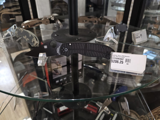 Spyderco Para 3 Salt CPM-MagnaCut Black G10 Folding Knife C223GMCBKP USA Made Lifetime Warranty